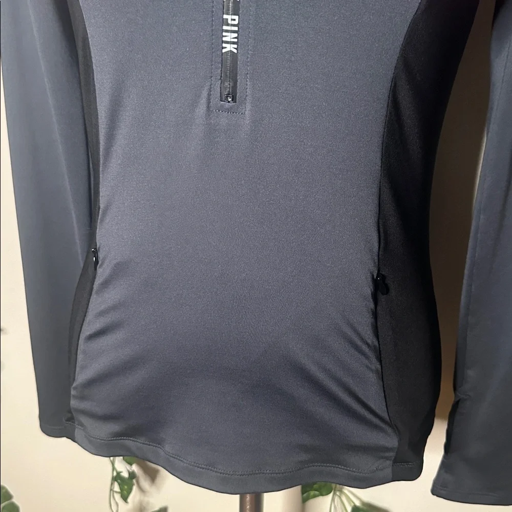 VS PINK Quarter Zip Workout Jacket - Picture 3 of 6